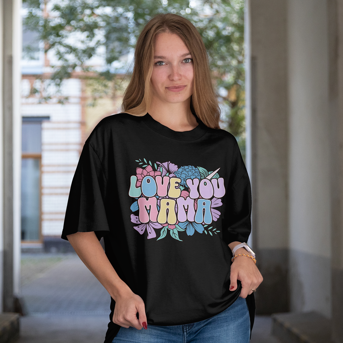 Mama Ladies Short Sleeve Tee